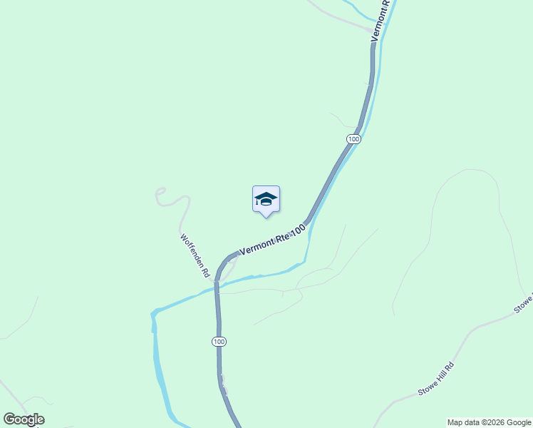 map of restaurants, bars, coffee shops, grocery stores, and more near 360 Vermont Route 100 in Wilmington