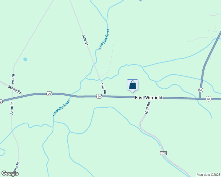 map of restaurants, bars, coffee shops, grocery stores, and more near 110 Sale Road in West Winfield