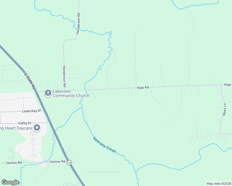 map of restaurants, bars, coffee shops, grocery stores, and more near 12010 Kipp Road in Goodrich
