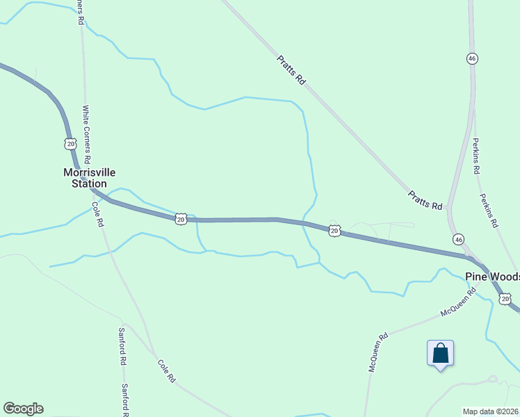 map of restaurants, bars, coffee shops, grocery stores, and more near 5987 U.S. 20 in Bouckville