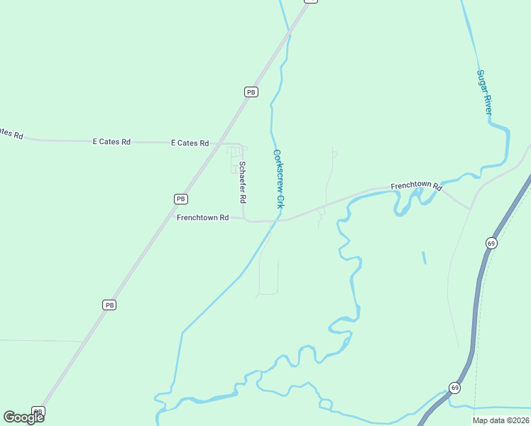 map of restaurants, bars, coffee shops, grocery stores, and more near 7091 Frenchtown Road in Belleville