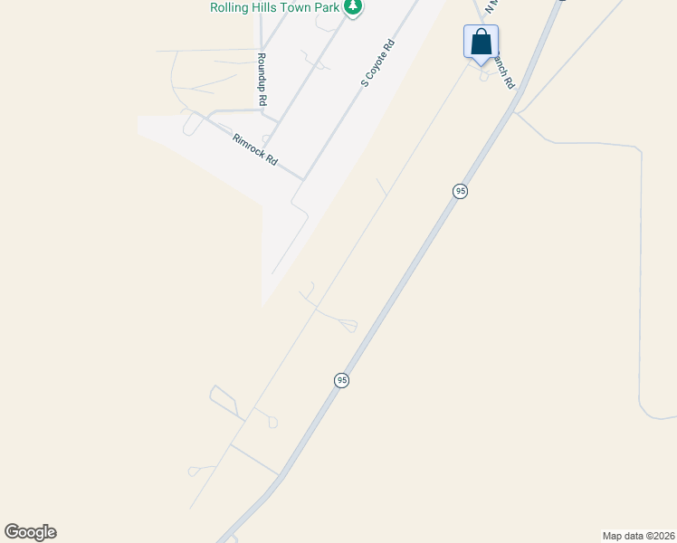 map of restaurants, bars, coffee shops, grocery stores, and more near South Monkey Road in Converse County