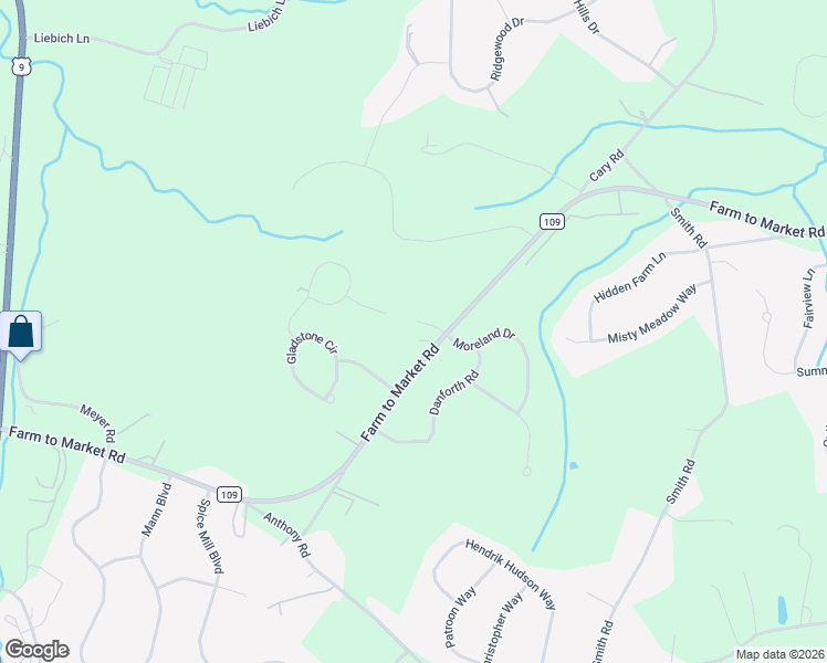 map of restaurants, bars, coffee shops, grocery stores, and more near 315 Farm to Market Road in Mechanicville