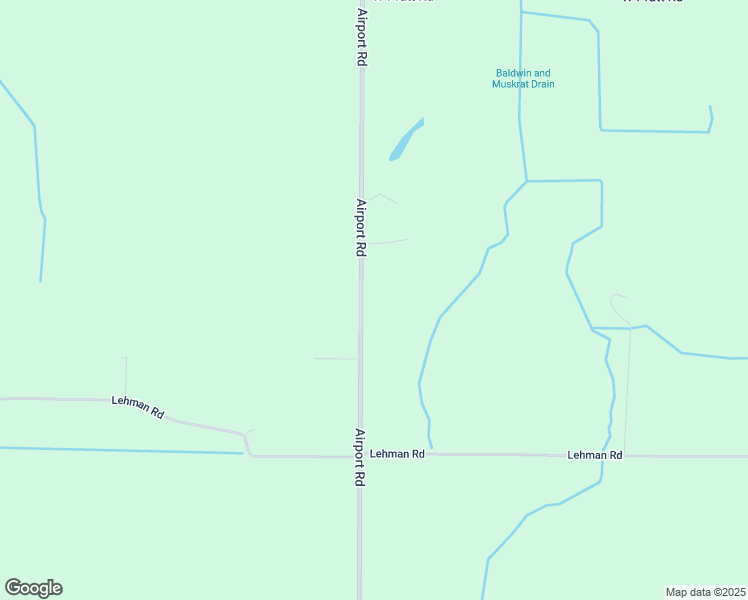 map of restaurants, bars, coffee shops, grocery stores, and more near 8583 Airport Road in DeWitt