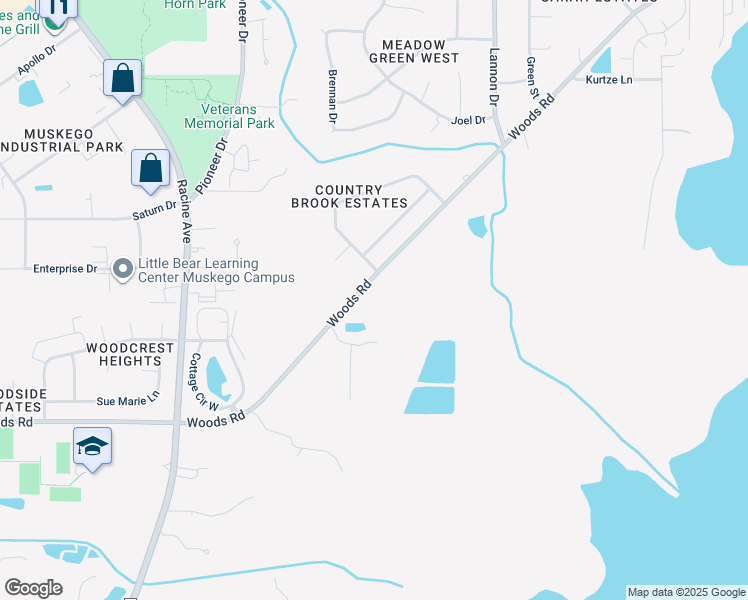 S84W17615 Woods Road, Muskego WI Walk Score