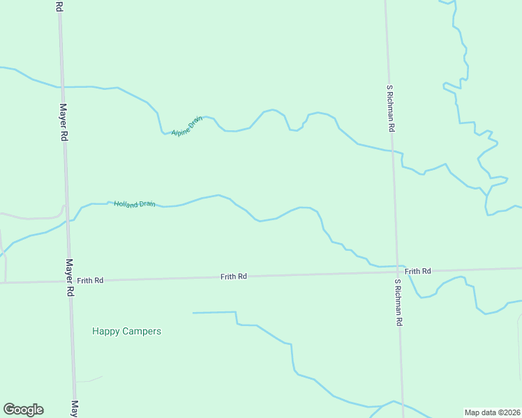 map of restaurants, bars, coffee shops, grocery stores, and more near 7220 Frith Road in Saint Clair