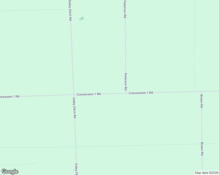 map of restaurants, bars, coffee shops, grocery stores, and more near Concession 1 Road in Niagara Regional Municipality