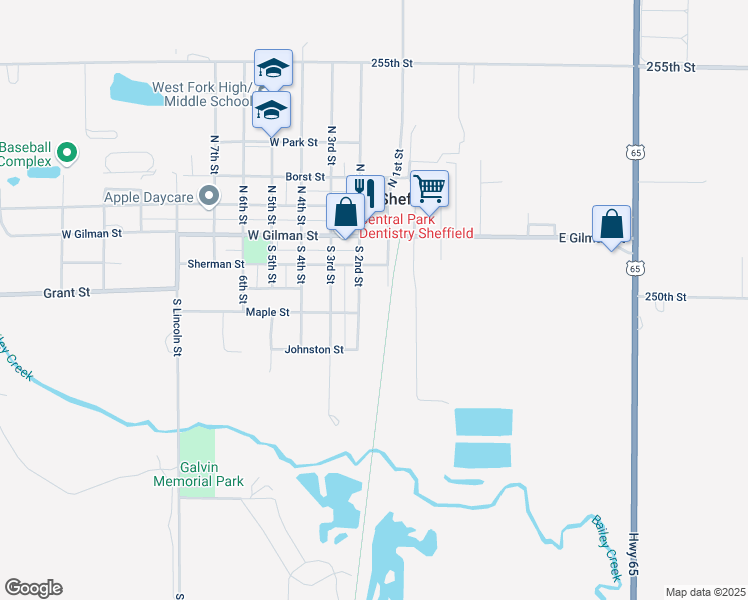 map of restaurants, bars, coffee shops, grocery stores, and more near Path of Progress in Sheffield