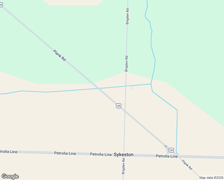 map of restaurants, bars, coffee shops, grocery stores, and more near 4321 Brigden Road in Petrolia