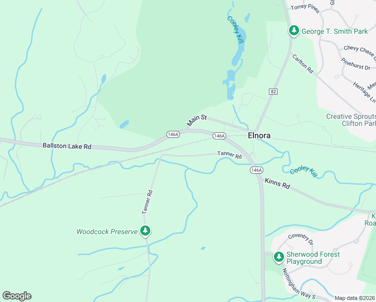 map of restaurants, bars, coffee shops, grocery stores, and more near 784 Tanner Road in Saratoga County
