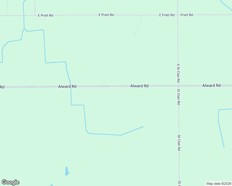 map of restaurants, bars, coffee shops, grocery stores, and more near 5286 Alward Road in Laingsburg