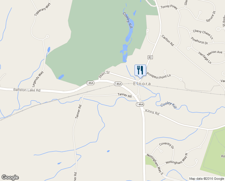 map of restaurants, bars, coffee shops, grocery stores, and more near 794 Tanner Road in Saratoga County