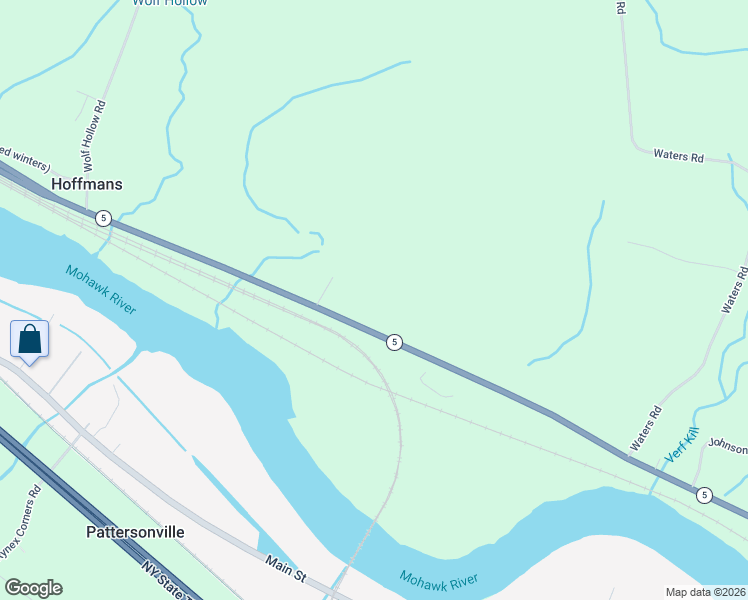 map of restaurants, bars, coffee shops, grocery stores, and more near 6610 Amsterdam Road in Schenectady