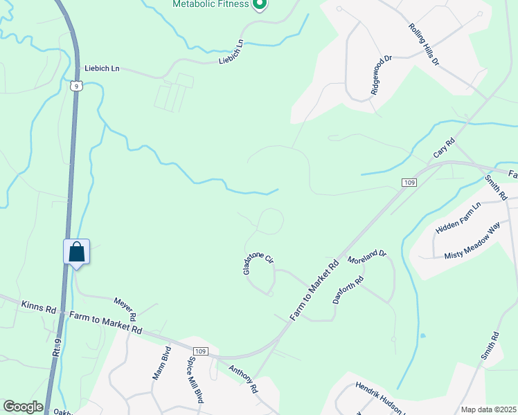 map of restaurants, bars, coffee shops, grocery stores, and more near 13 Saville Row in Mechanicville
