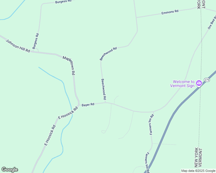 map of restaurants, bars, coffee shops, grocery stores, and more near 24 Beechwood Road in Hoosick Falls