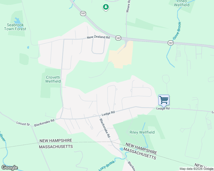 map of restaurants, bars, coffee shops, grocery stores, and more near 35 Alison Drive in Seabrook