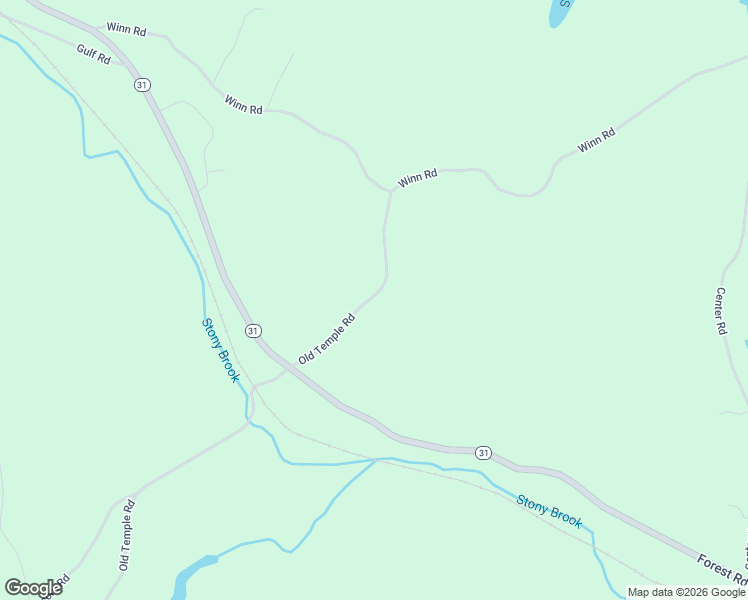 map of restaurants, bars, coffee shops, grocery stores, and more near 233 Old Temple Road in Lyndeborough