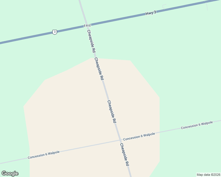map of restaurants, bars, coffee shops, grocery stores, and more near 1284 Cheapside Road in Haldimand