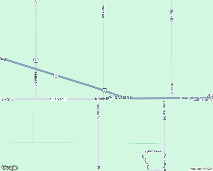 map of restaurants, bars, coffee shops, grocery stores, and more near 1127 White Road in Port Colborne