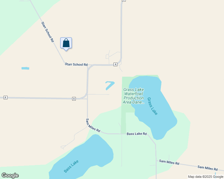 map of restaurants, bars, coffee shops, grocery stores, and more near 3213 County Highway A in Stoughton