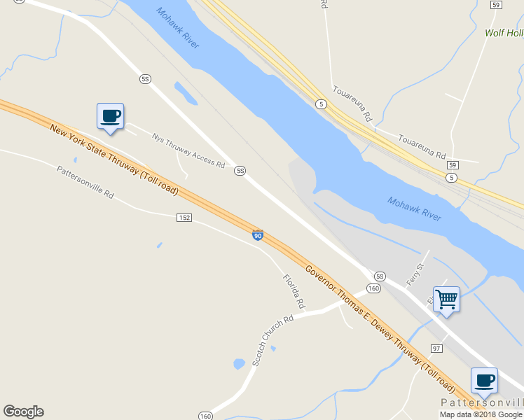 map of restaurants, bars, coffee shops, grocery stores, and more near 1801 Main Street in Pattersonville