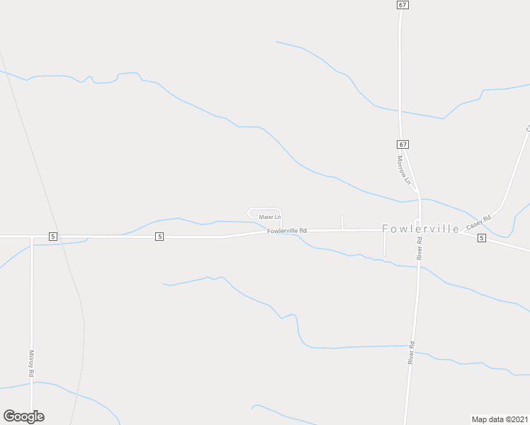 map of restaurants, bars, coffee shops, grocery stores, and more near 3165 Maier Lane in Caledonia