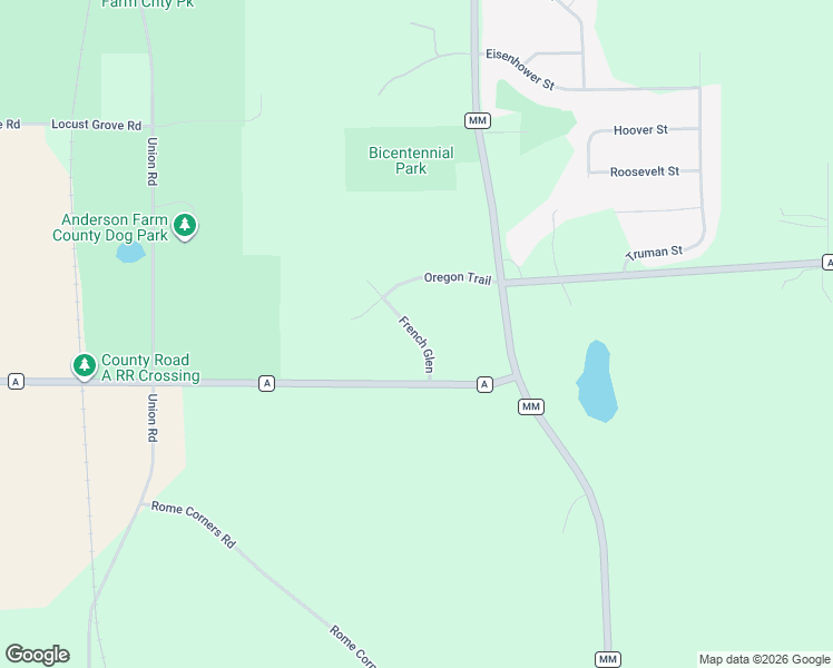 map of restaurants, bars, coffee shops, grocery stores, and more near French Glen in Dane County