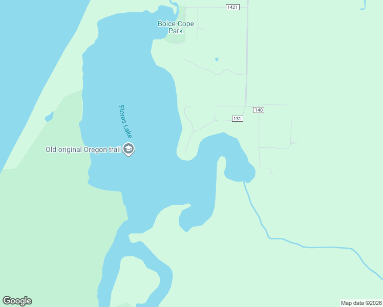 map of restaurants, bars, coffee shops, grocery stores, and more near 92802 Lakeshore Drive in Langlois