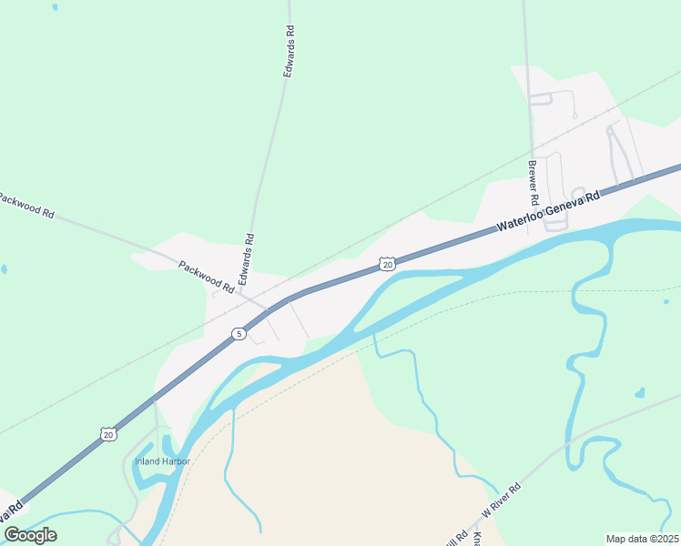 map of restaurants, bars, coffee shops, grocery stores, and more near 745 U.S. 20 in Waterloo