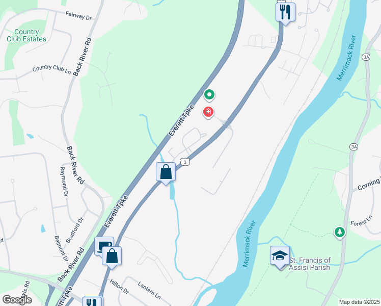 11 Shelburne Road, East Merrimack NH Walk Score