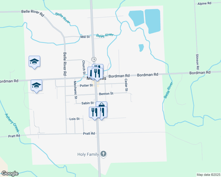 map of restaurants, bars, coffee shops, grocery stores, and more near 80688 Union Street in Memphis