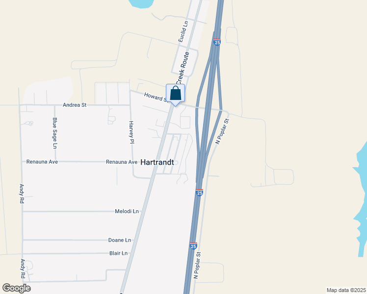 map of restaurants, bars, coffee shops, grocery stores, and more near 3437 Plateau Street in Casper