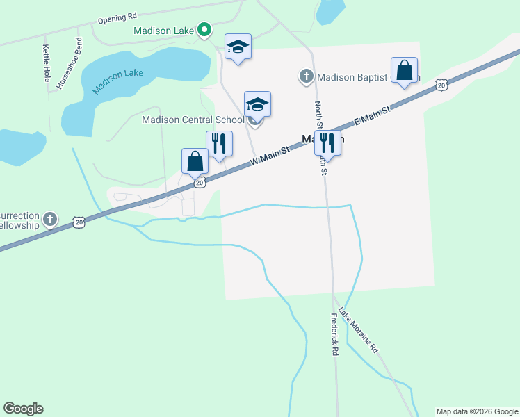 map of restaurants, bars, coffee shops, grocery stores, and more near in Madison