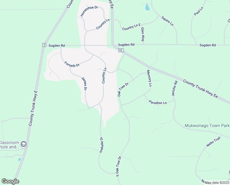 map of restaurants, bars, coffee shops, grocery stores, and more near W329S8166 South Oak Tree Drive in Mukwonago
