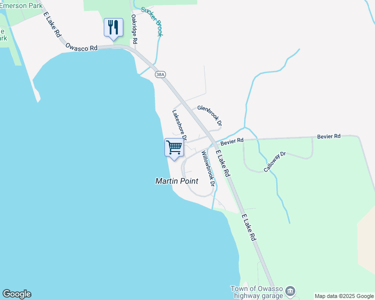 map of restaurants, bars, coffee shops, grocery stores, and more near 33 Willowbrook Drive in Auburn