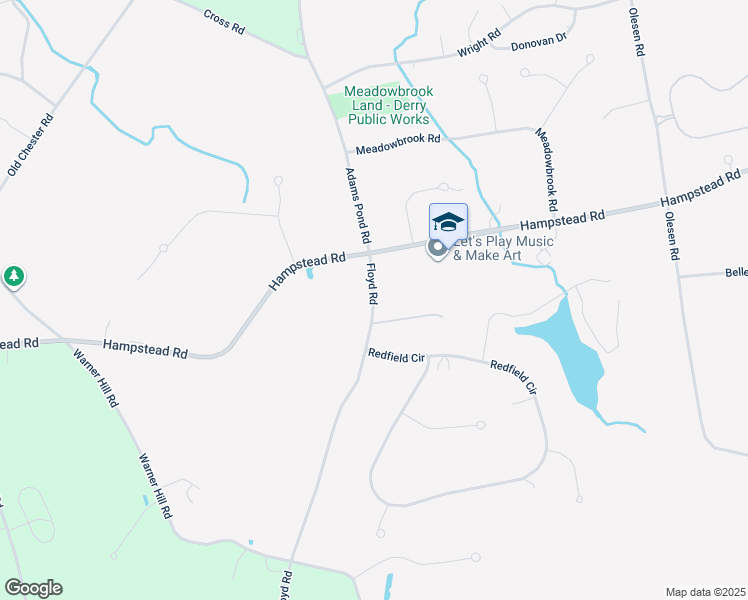 map of restaurants, bars, coffee shops, grocery stores, and more near 6 Floyd Road in Derry