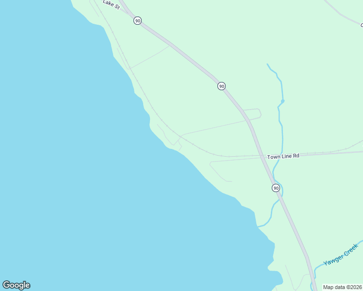 map of restaurants, bars, coffee shops, grocery stores, and more near 5851 Wayne's Point in Cayuga