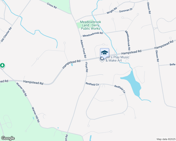 map of restaurants, bars, coffee shops, grocery stores, and more near 6 Floyd Road in Derry