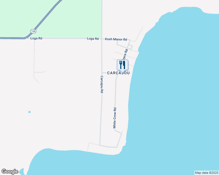 map of restaurants, bars, coffee shops, grocery stores, and more near N1418 Carcajou Road in Fort Atkinson