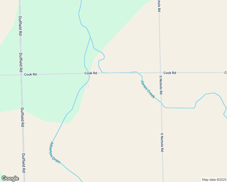 map of restaurants, bars, coffee shops, grocery stores, and more near 11191 Cook Rd in Gaines