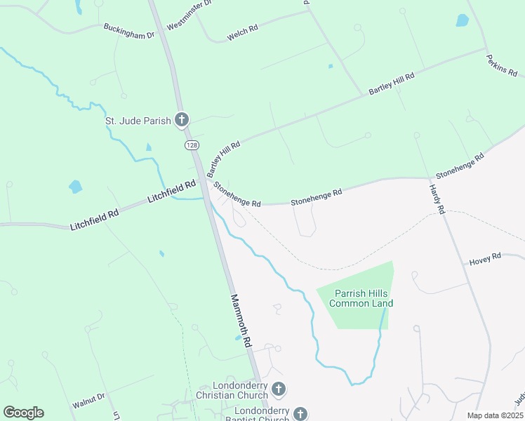 map of restaurants, bars, coffee shops, grocery stores, and more near 15 Stonehenge Road in Londonderry