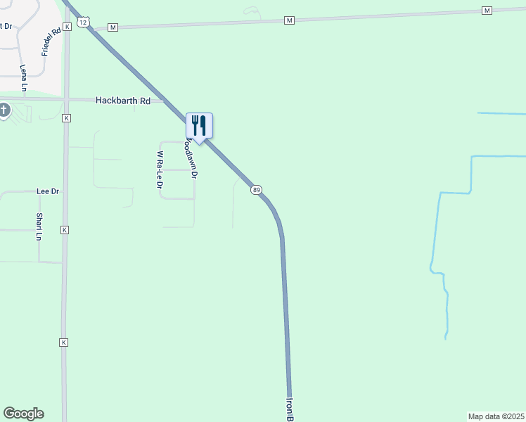 map of restaurants, bars, coffee shops, grocery stores, and more near N1577 U.S. 12 in Fort Atkinson