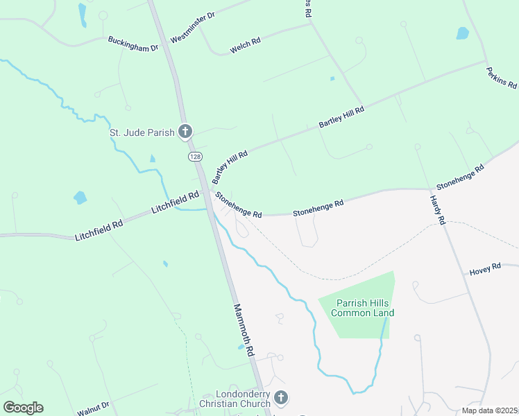 map of restaurants, bars, coffee shops, grocery stores, and more near 15 Stonehenge Road in Londonderry
