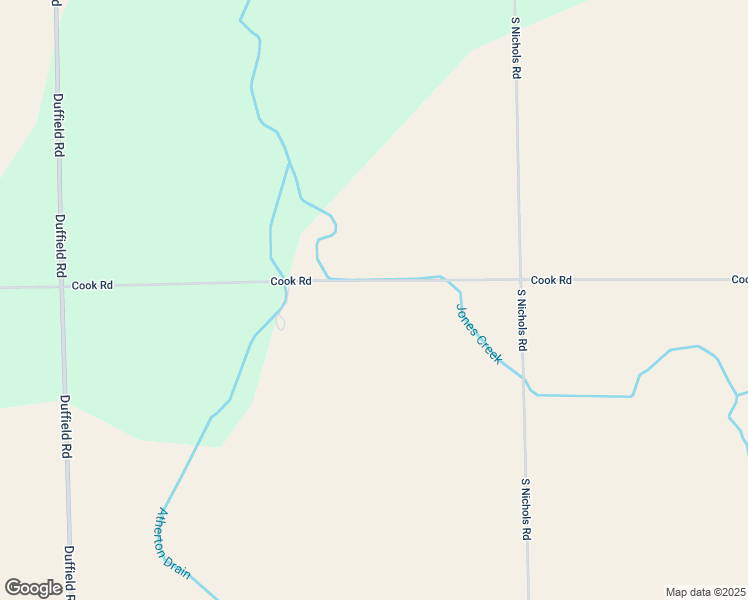 map of restaurants, bars, coffee shops, grocery stores, and more near 11191 Cook Road in Gaines