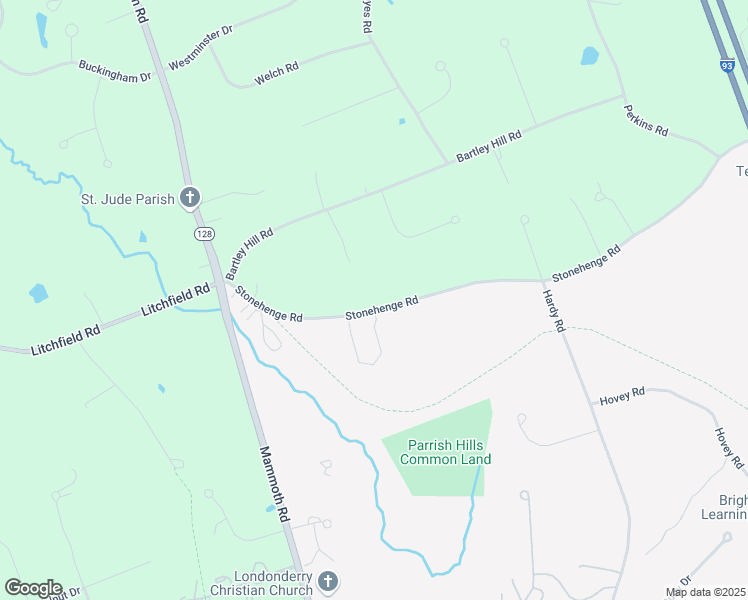 map of restaurants, bars, coffee shops, grocery stores, and more near 23 Stonehenge Road in Londonderry