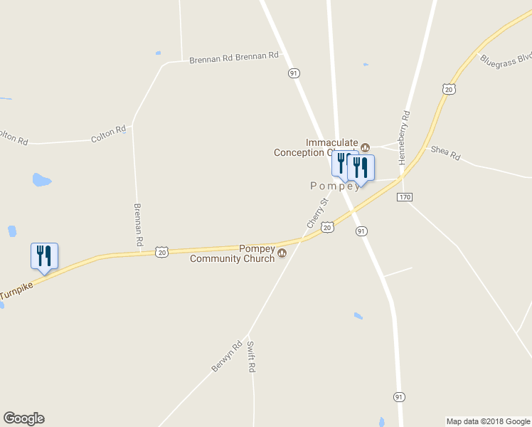 map of restaurants, bars, coffee shops, grocery stores, and more near 7357 Cherry Street in LaFayette