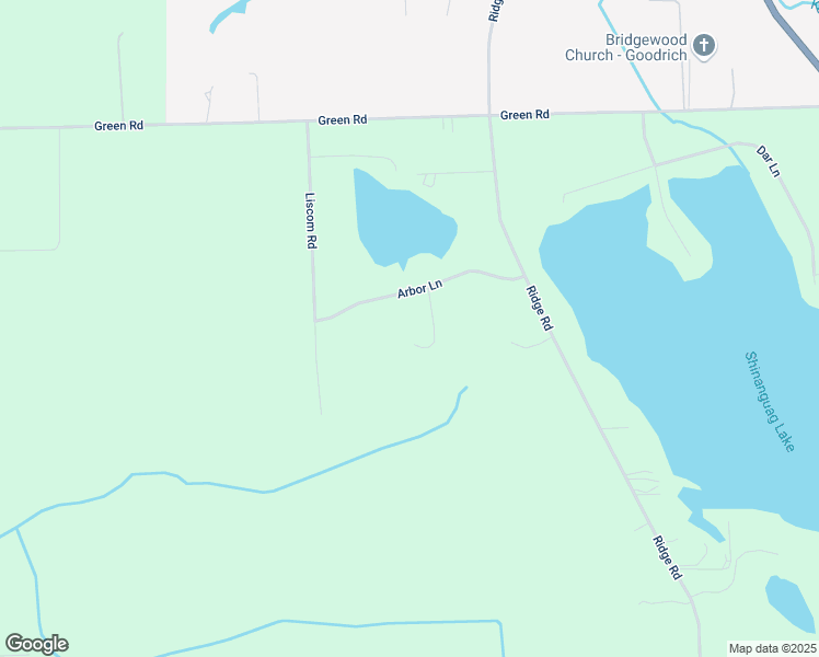 map of restaurants, bars, coffee shops, grocery stores, and more near 9222 Arbor Court in Goodrich