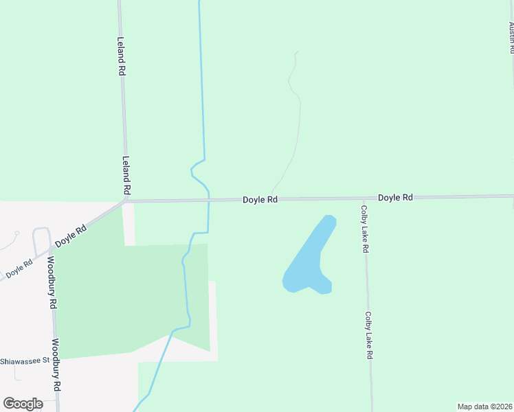map of restaurants, bars, coffee shops, grocery stores, and more near 8545 Doyle Road in Laingsburg