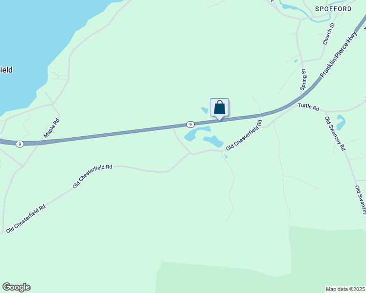 map of restaurants, bars, coffee shops, grocery stores, and more near 1442B New Hampshire 9 in Chesterfield