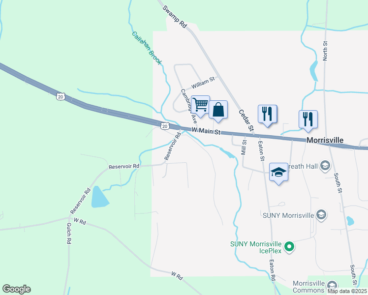 map of restaurants, bars, coffee shops, grocery stores, and more near 2 Callahan Drive in Morrisville